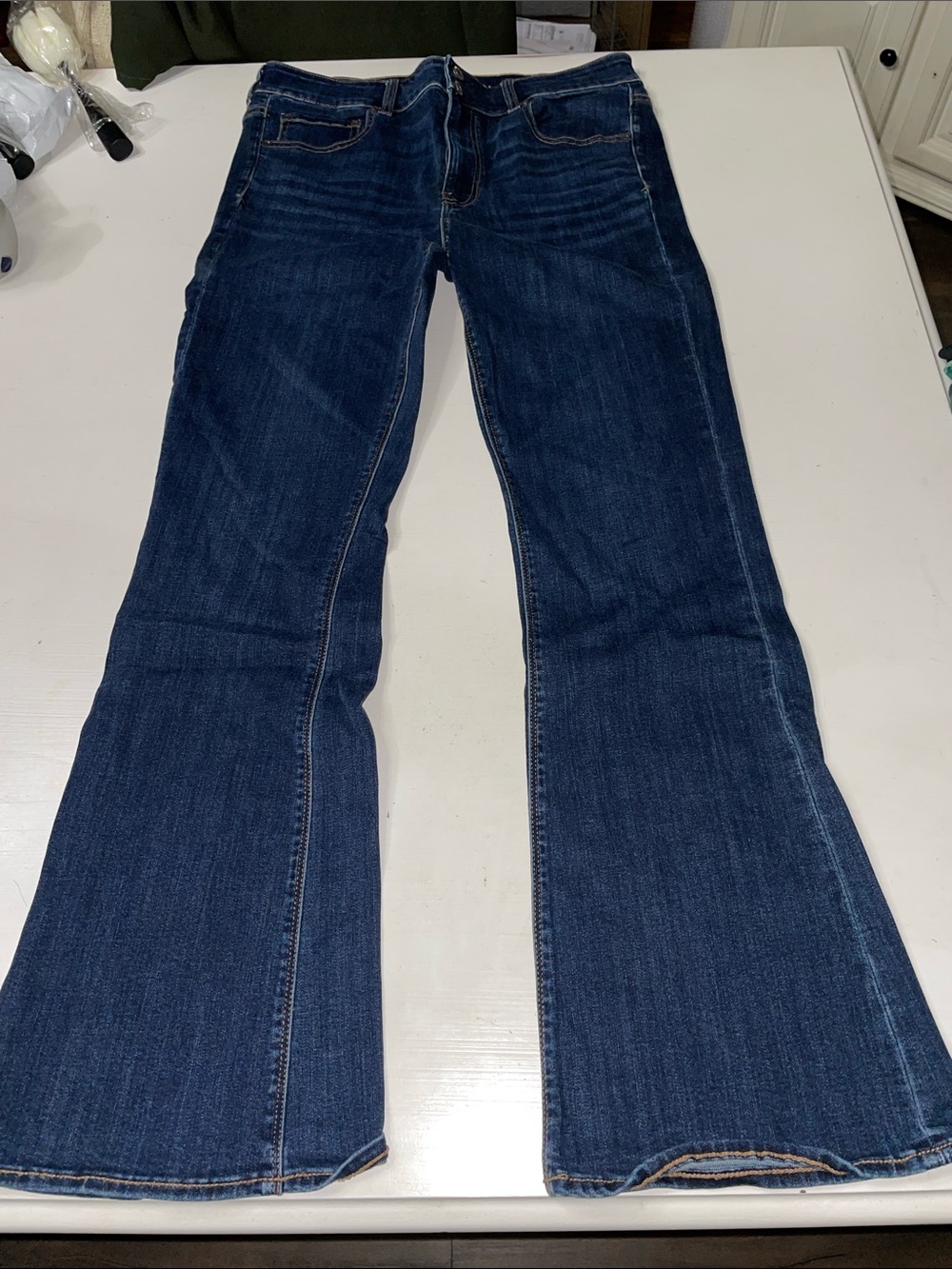 American Eagle High Rise Artist Flare size 14 regular